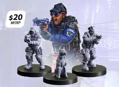 Cyberpunk Red Combat Zone The Beat (Miniatures)