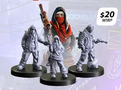 Cyberpunk Red Combat Zone Take Up Irons (Miniatures)