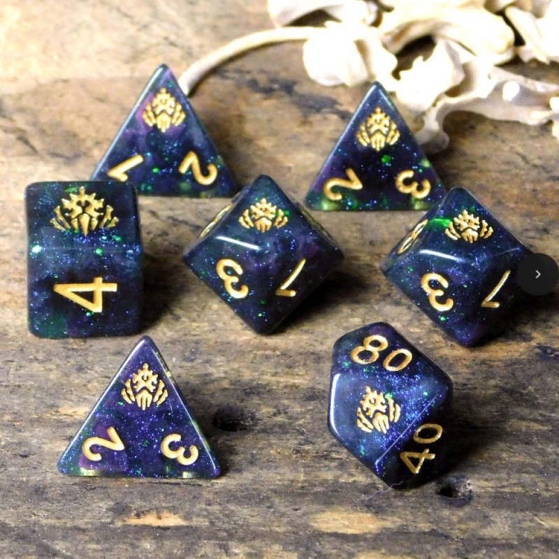 Elder Dice Crest of Dagon Booster Pack (Dice Sets & Games)