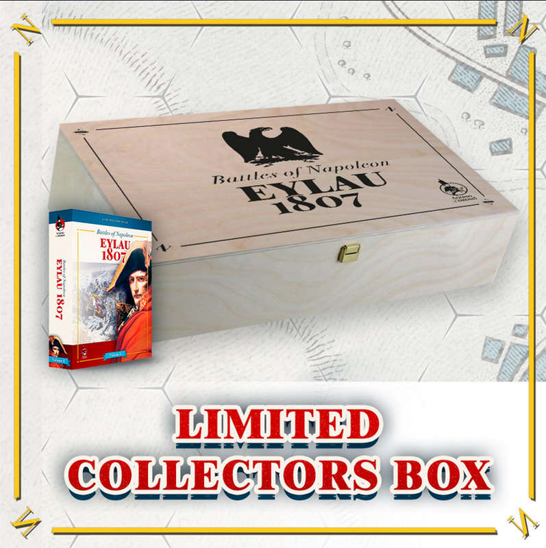 Battles of Napoleon I Eylau 1807 Gamefound Limited Edition Wooden Box (Board Games)
