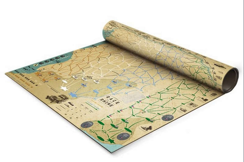 Keep Em Rolling 1944 Race to the Rhine Playmat (Board Games)