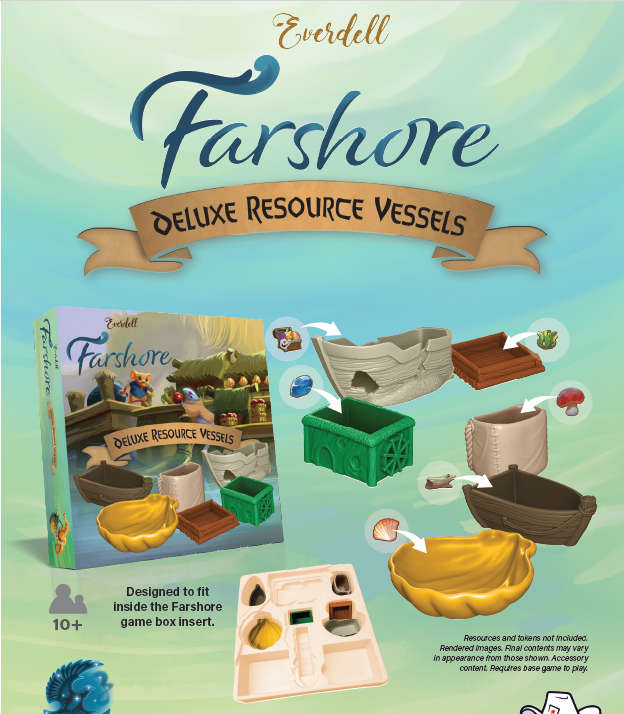 Everdell Farshore Deluxe Resource Vessels (Board Games)