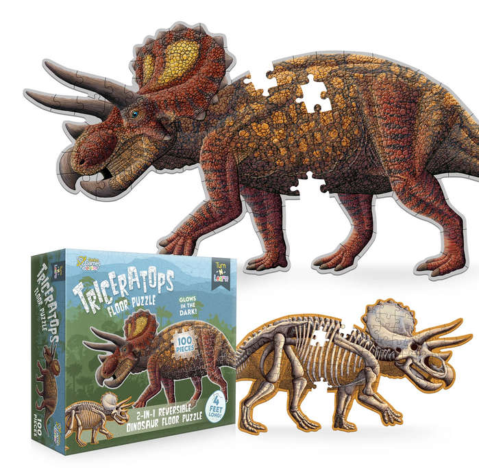 Turn N Learn Triceratops Puzzle (Board Games)