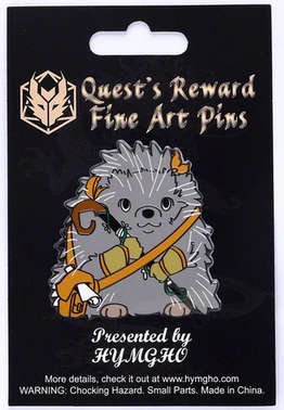 Quests Reward Fine Art Class Pins Luna Greenthorn Hedgehog Druid (Board & Card Game Accessories)
