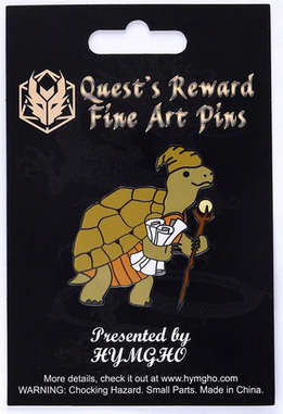 Quests Reward Fine Art Class Pins Finnegan Stoneshell Turtle Cleric (Board & Card Game Accessories)
