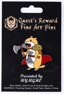 Quests Reward Fine Art Class Pins Wyatt Rumblepelt Prairie Dog Barbarian (Board & Card Game Acces...