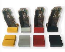 High Rise Wooden Bases (Board Games)