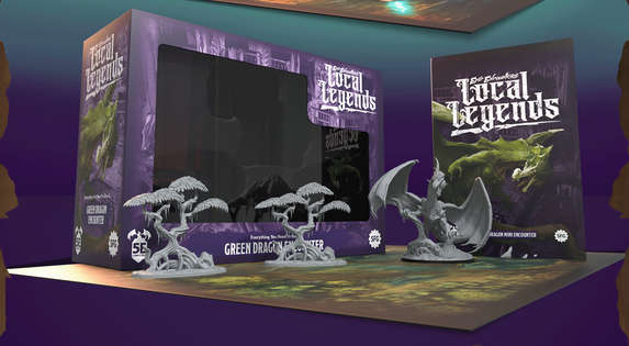 Epic Encounters Local Legends Green Dragon 5E (Board Games)