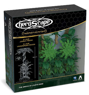HeroScape Terrain System The Grove at Laurs Edge (Board Games)