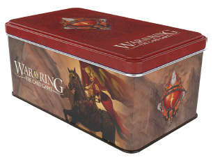 War of the Ring Card Game Shadow Card Box and Sleeves Red Bannerman Version (Card Sleeves)
