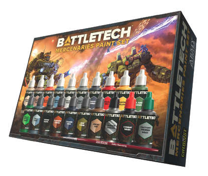 BattleTech Mercenaries Paint Set (RPGs)
