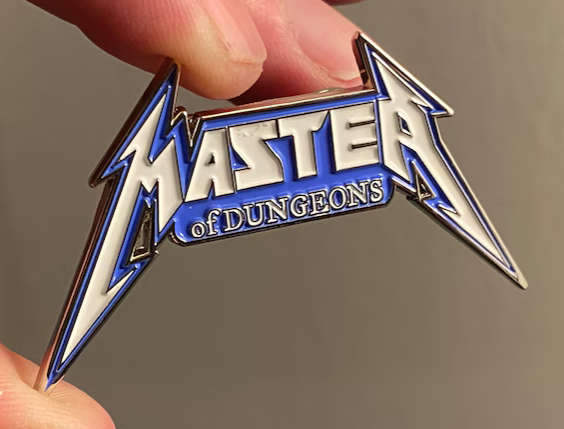 Master of Dungeons Enamel Pin (RPGs)
