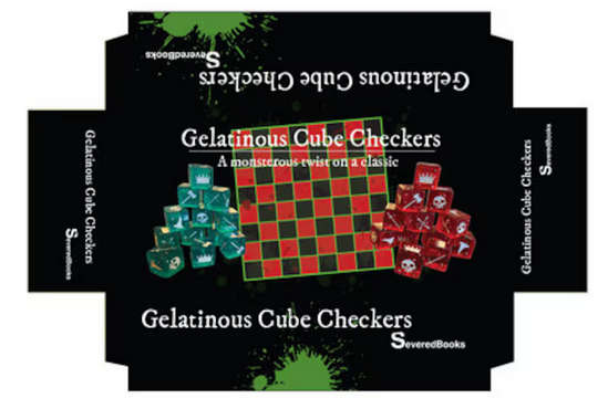 Gelatinous Cube Checkers Set (RPGs)
