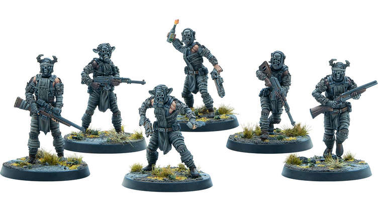 Fallout Miniatures Cult of the Mothman Followers (RPGs)