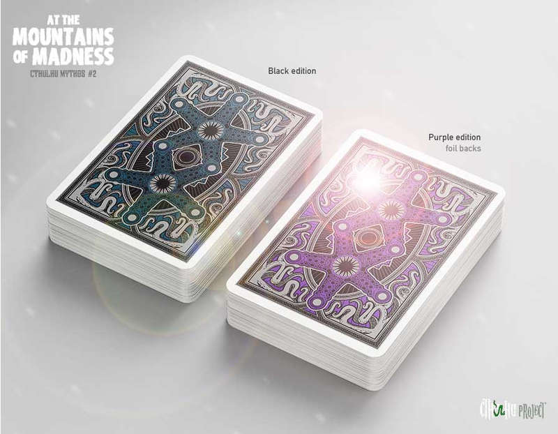 Cthulhu Mythos Mountains of Madness Playing Cards Purple Foil Edition (Playing Cards)
