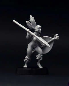 28mm African Tribal Female Warrior (Miniatures)