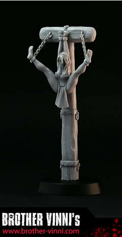 28mm Slave Girl on Pillory (Miniatures)