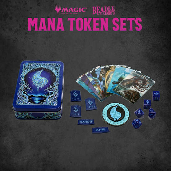 MTG Blue Mana Token Set (Board & Card Game Accessories)