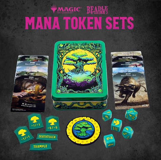MTG Green Mana Token Set (Board & Card Game Accessories)