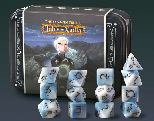 The Dragon Prince RPG Tales of Xadia Moonshadow Dice (RPGs)