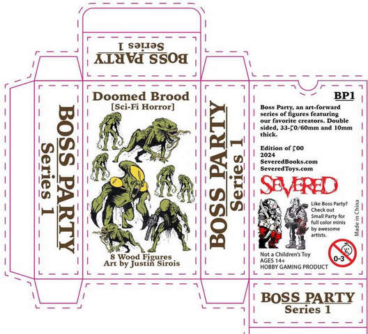 Doomed Brood Boss Party Set 1 SciFi Horror (RPGs)