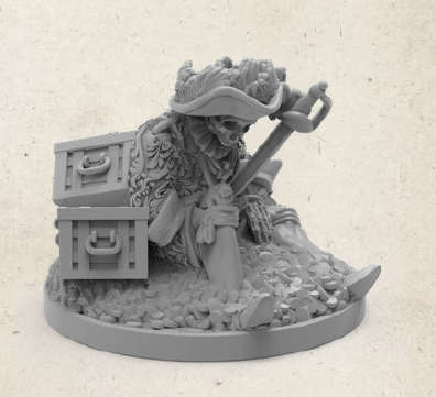 Blood & Plunder Cursed Treasure Marker (Miniatures)