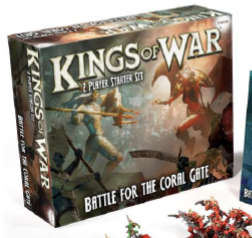Kings of War Battle for Coral Gate (Board Games)