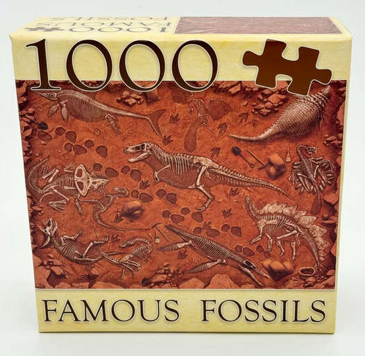 Famous Fossils Puzzle (1000) (Board Games)