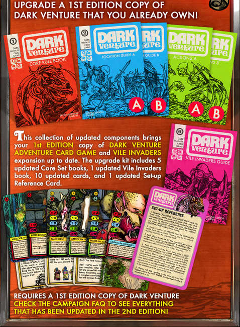 Dark Venture 2nd. Edition Upgrade Kit (Board Games)