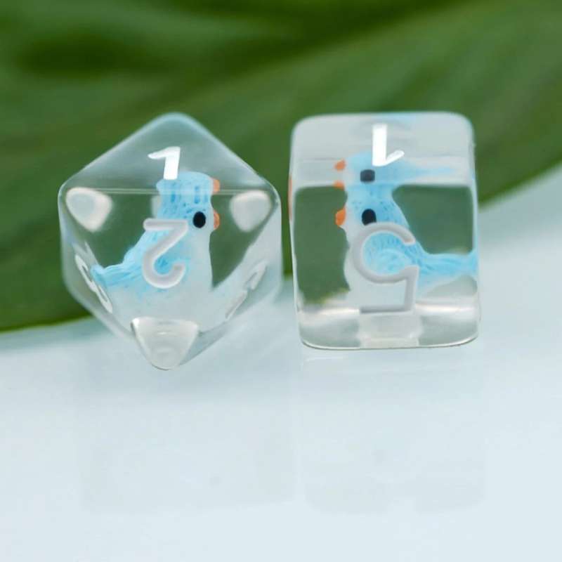 Blue Bird RPG Dice Set (7) (Dice Sets & Games)
