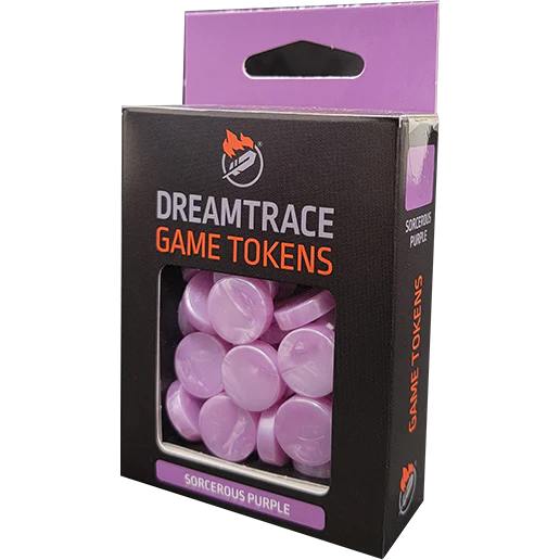 DreamTrace Gaming Tokens Sorcerous Purple (Board Games)