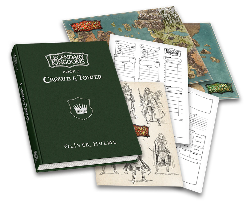 Legendary Kingdoms Book 2 Crown & Tower Collectors Edition (Board & Card Game Accessories)