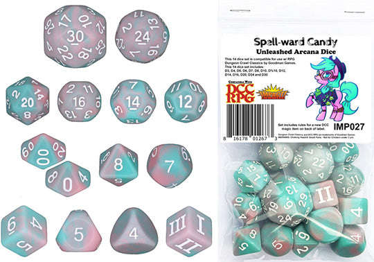 DCC Spell-Ward Candy Dice Set (14) (Dice Sets & Games)