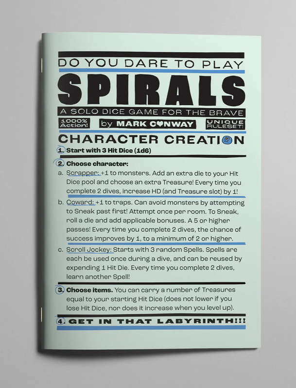Spirals Solo Dice Game (Dice Sets & Games)