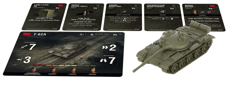 World of Tanks Soviet T-62A (Board & Card Game Accessories)