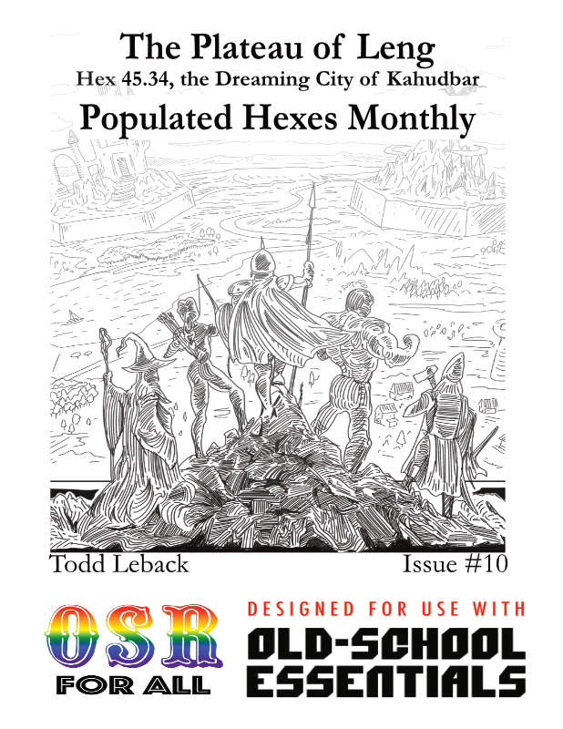 Populated Hexes Monthly 10 The Dreaming City of Kahudbar (RPGs)