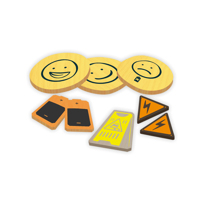 Tiny Turbo Cars Wooden Tokens Upgrade Pack OOP (Board Games)