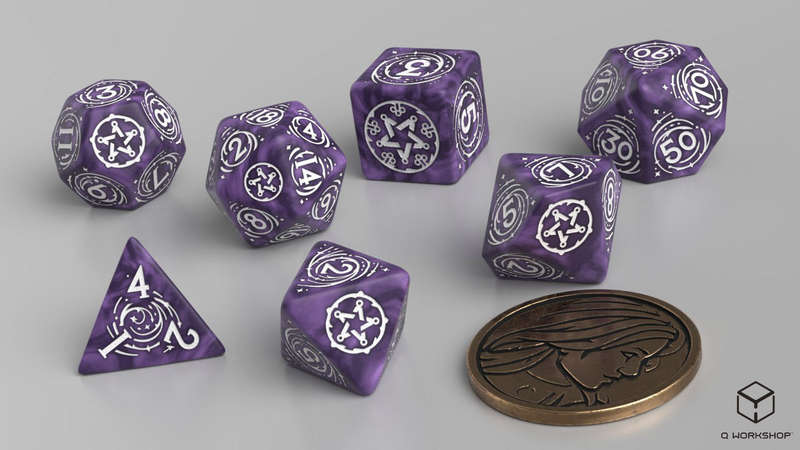 The Witcher Dice Set Yennefer Lilac and Gooseberries (Dice Sets & Games)