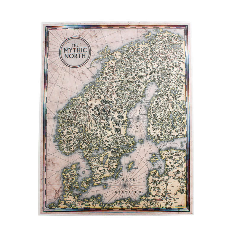 Vaesen The Mythic North Velvet A3 Map (Maps)