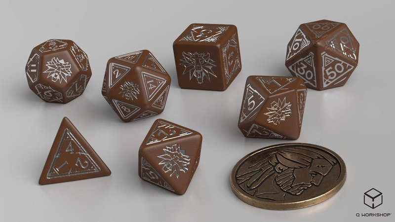 The Witcher Dice Set Geralt The Roachs companion (Dice Sets & Games)
