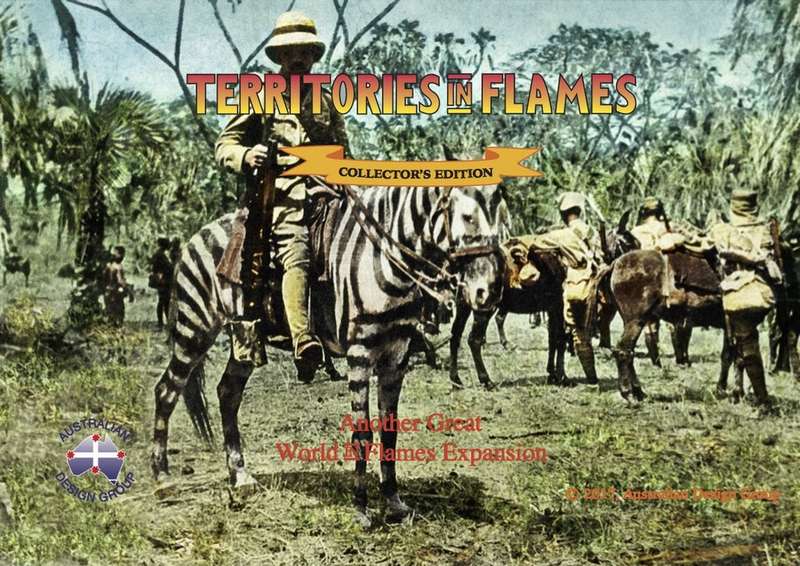 World in Flames Collectors Edition Territories in Flames (Board Games)
