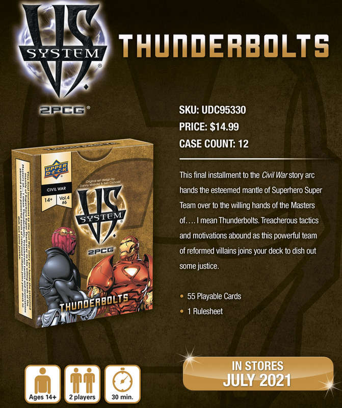 VS System Marvel Civil War Battles Thunderbolts (Board Games)