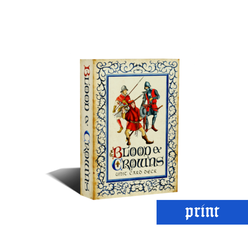 Blood & Crowns Unit Card Deck (Miniatures)