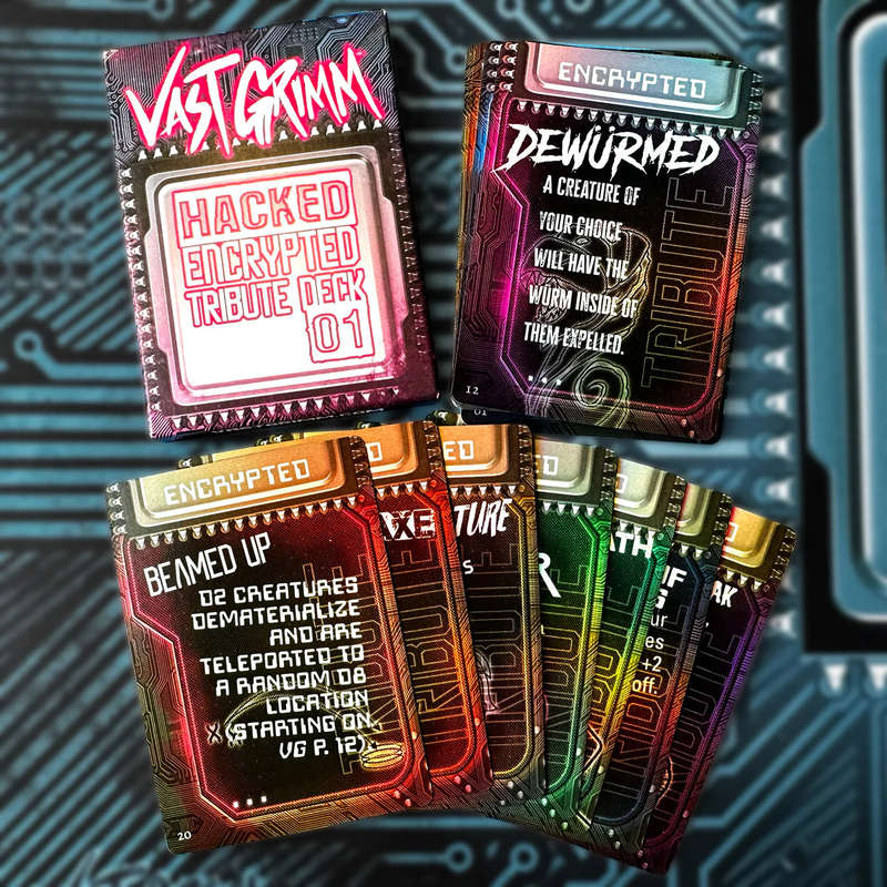 Vast Grimm RPG Tribute Card Deck (Board & Card Game Accessories)