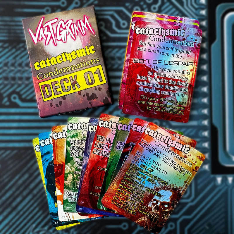 Vast Grimm RPG Cataclysmic Condemnation Card Deck (Board & Card Game Accessories)