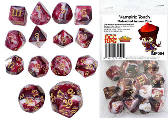 DCC Vampiric Touch Dice Set (14) (Dice Sets & Games)