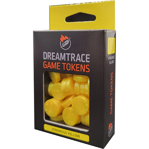 DreamTrace Gaming Tokens Venomous Yellow (Board Games)