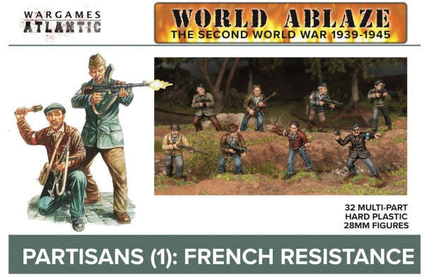 World Ablaze French Resistance Partisans (Miniatures)