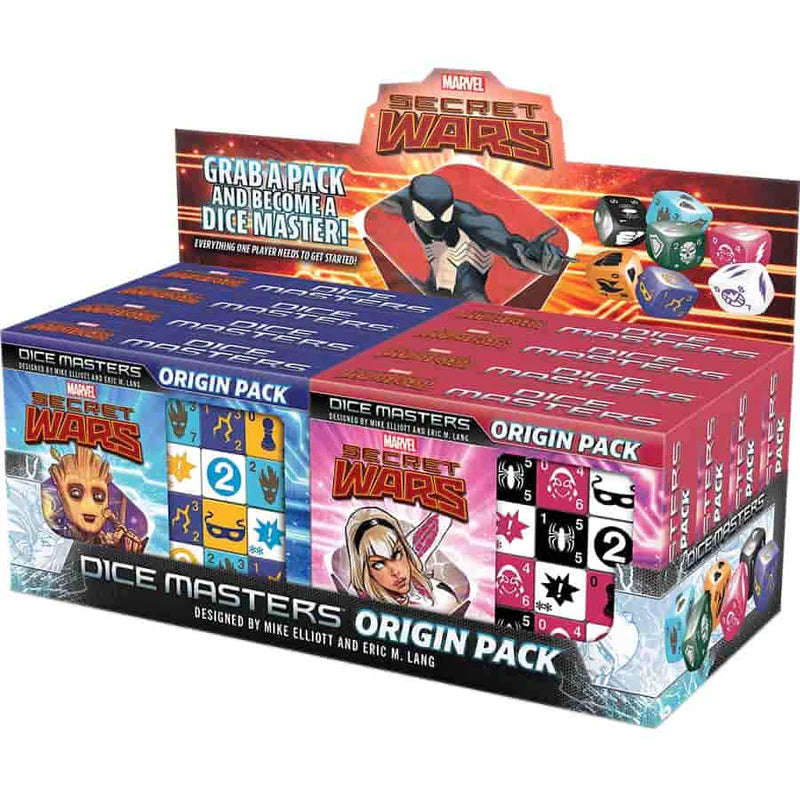 Marvel DiceMasters Secret Wars Origins Pack Display (8) (Dice Sets & Games)