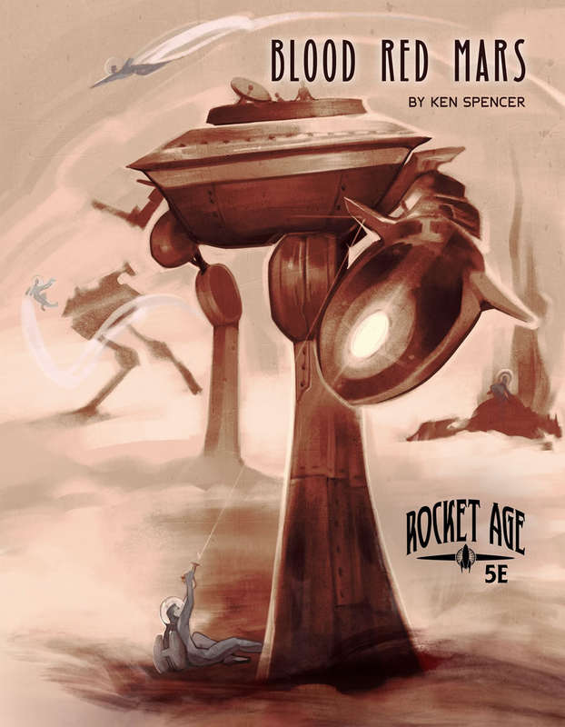 Rocket Age Blood Red Mars 5E (RPGs)
